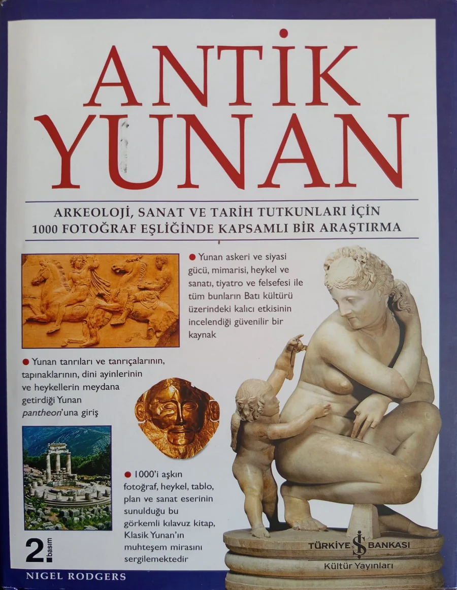 Antik Yunan — Türkiye İş Bankası Kültür Yayınları 2020 baskısının kapağı