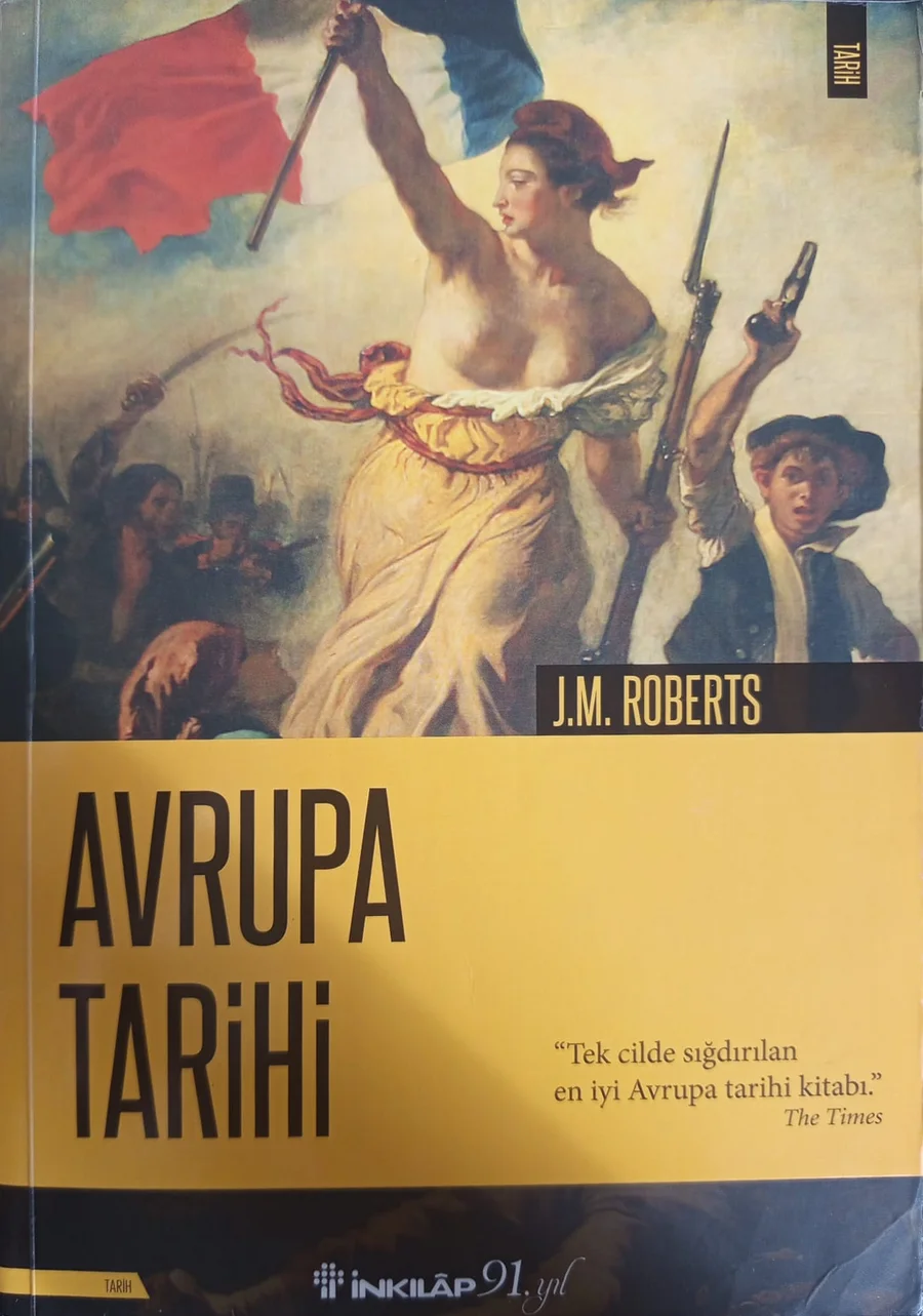 Avrupa Tarihi — İnkılâp Kitabevi  baskısının kapağı