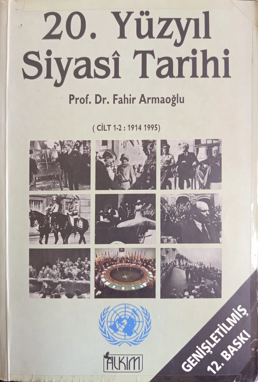 20. Yüzyıl Siyasi Tarihi — Alkım Yayınevi  baskısının kapağı