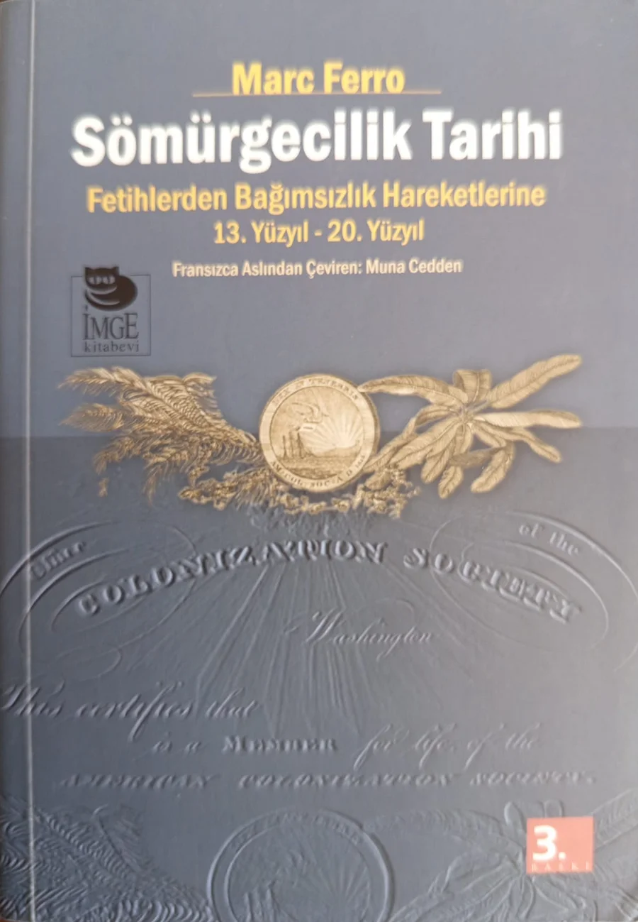 Sömürgecilik Tarihi — İmge Kitabevi Yayınları 2017 baskısının kapağı