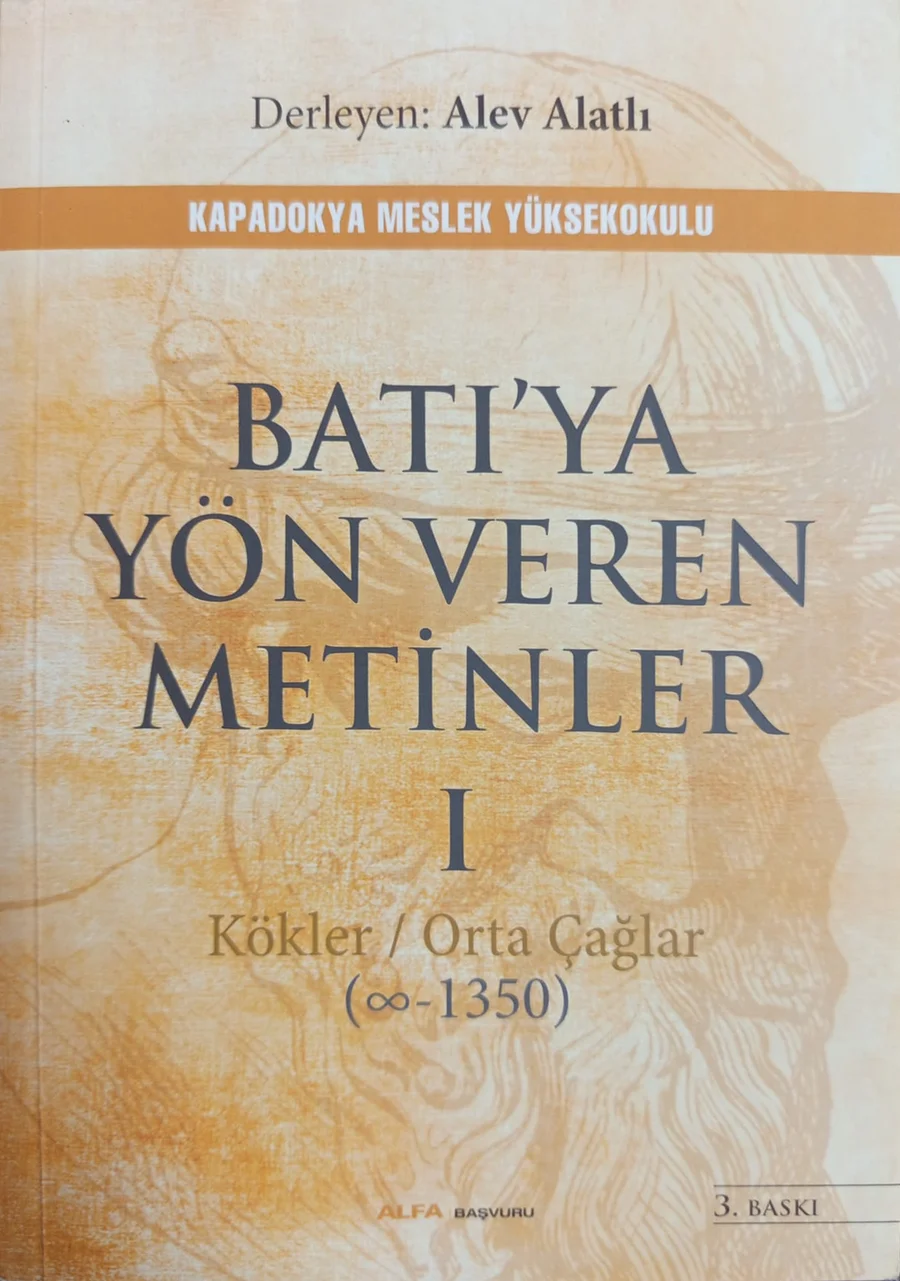 Batı’ya Yön Veren Metinler — Alfa Basım Yayım Dağıtım 2017 baskısının kapağı