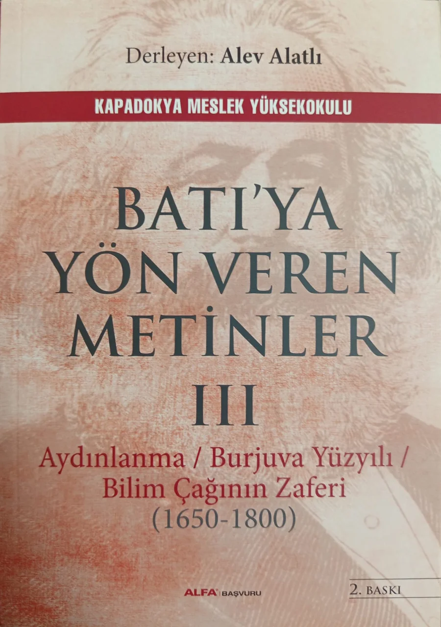 Batı’ya Yön Veren Metinler — Alfa Basım Yayım Dağıtım 2016 baskısının kapağı