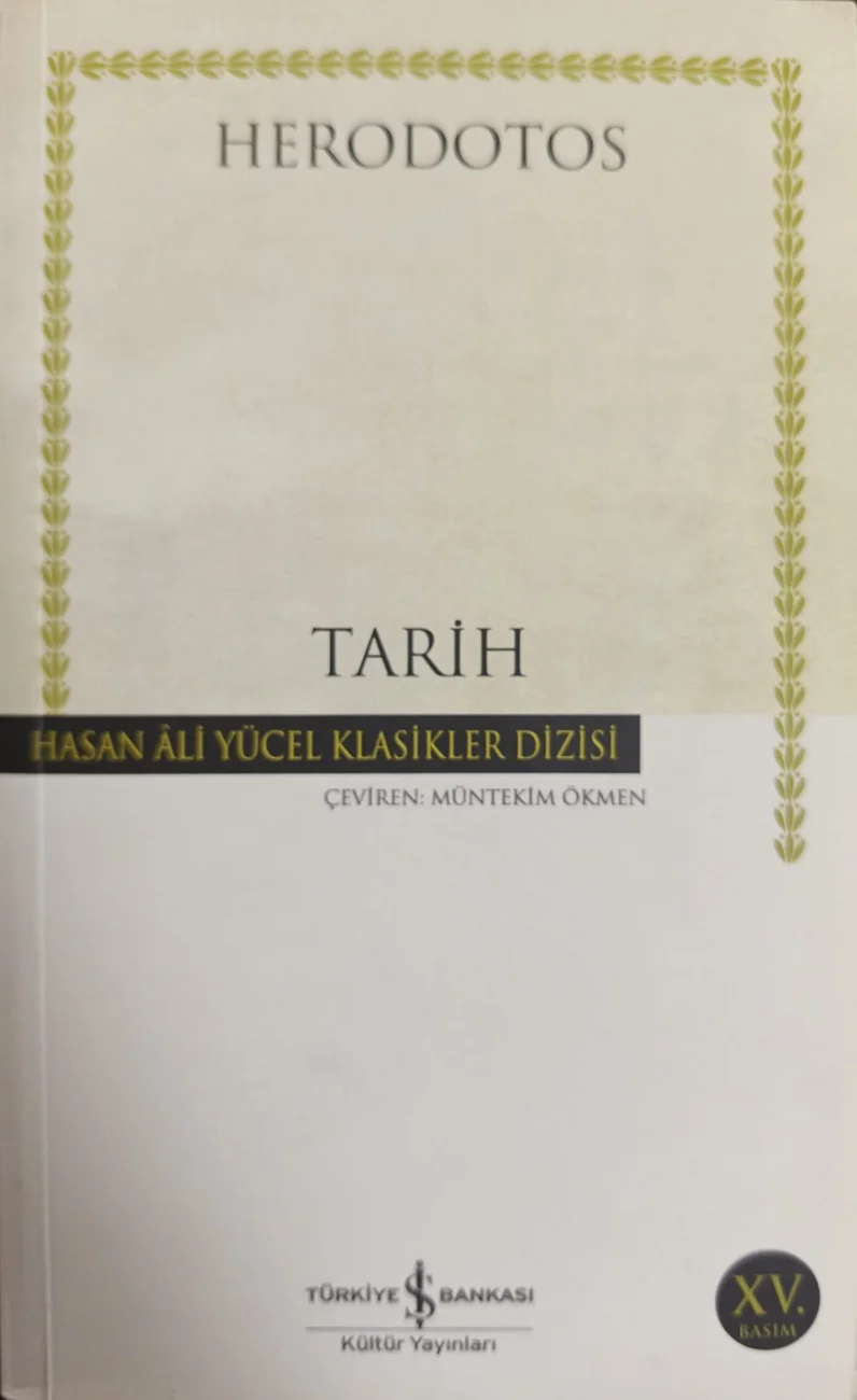 Tarih — Türkiye İş Bankası Kültür Yayınları 2019 baskısının kapağı