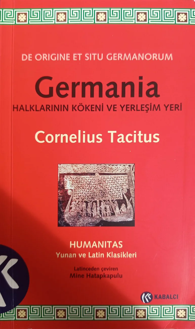 Germania Halklarının Kökeni ve Yerleşim Yeri — Kabalcı Yayınevi 2006 baskısının kapağı