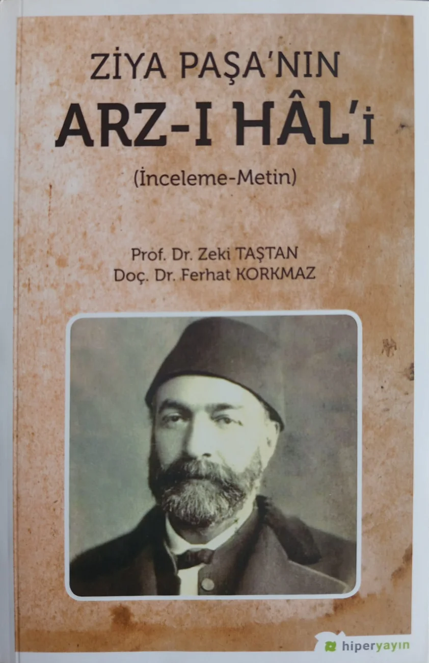 Ziya Paşa’nın Arz-ı Hâl’i — Hiperlink 2019 baskısının kapağı