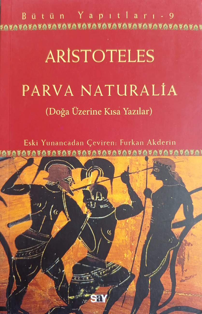 Parva Naturalia — Say Yayınları 2019 baskısının kapağı