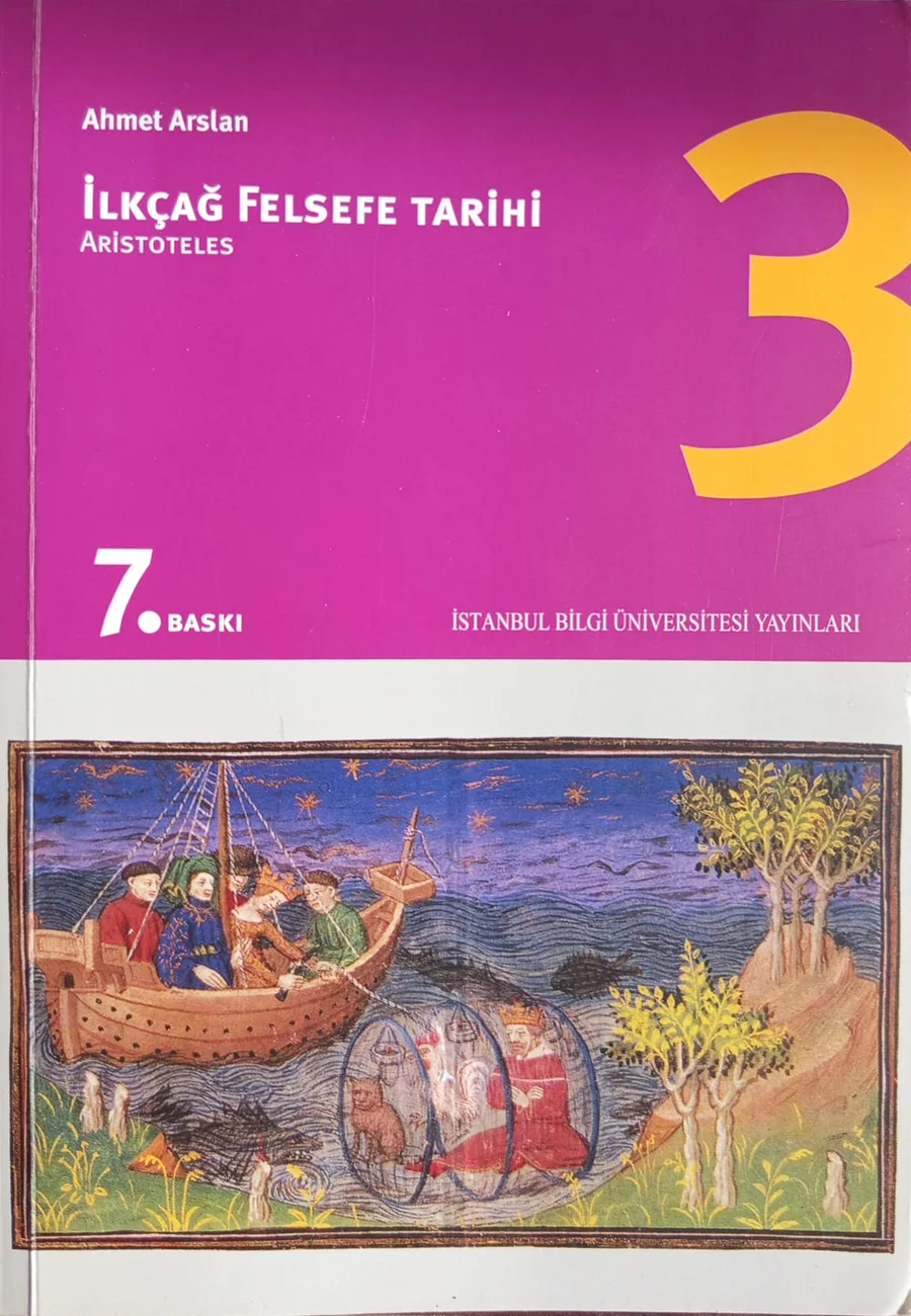 İlkçağ Felsefe Tarihi 3 — İstanbul Bilgi Üniversitesi Yayınları 2018 baskısının kapağı