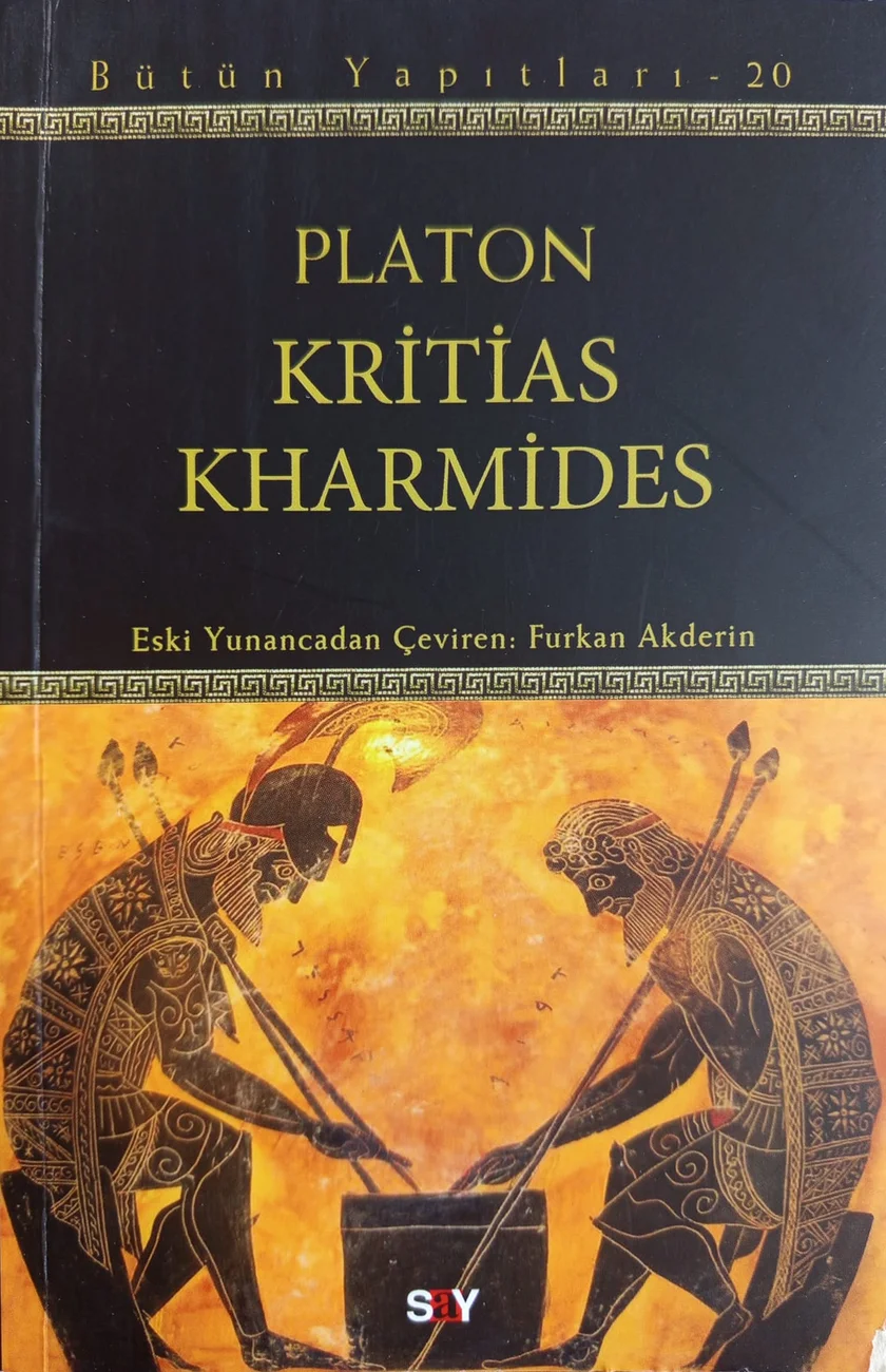 Kritias – Kharmides — Say Yayınları 2019 baskısının kapağı