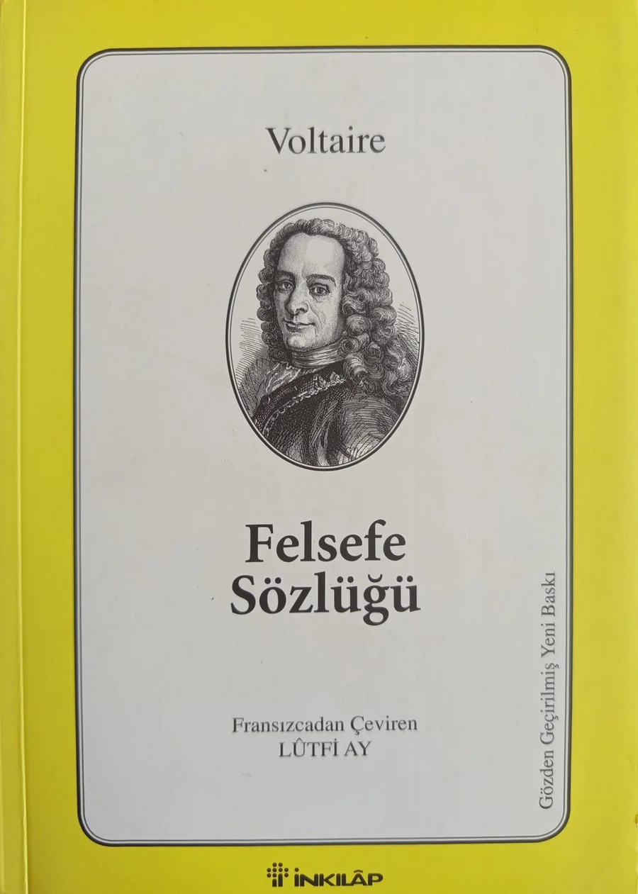 Felsefe Sözlüğü — İnkılâp Kitabevi 2014 baskısının kapağı