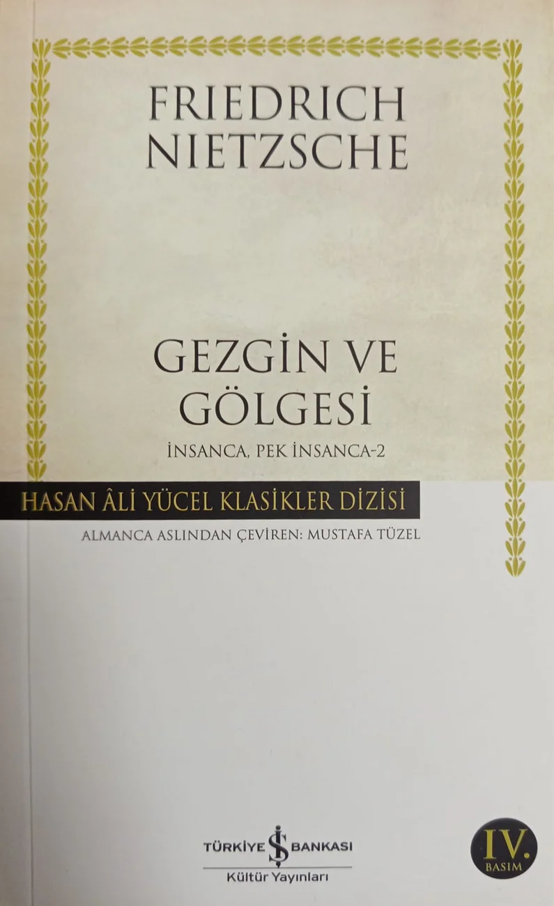 Gezgin ve Gölgesi — Türkiye İş Bankası Kültür Yayınları 2019 baskısının kapağı