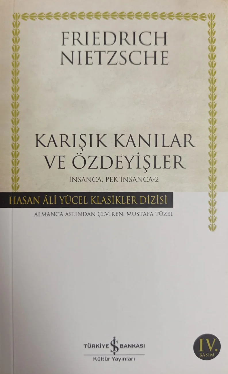 Karışık Kanılar ve Özdeyişler — Türkiye İş Bankası Kültür Yayınları 2019 baskısının kapağı