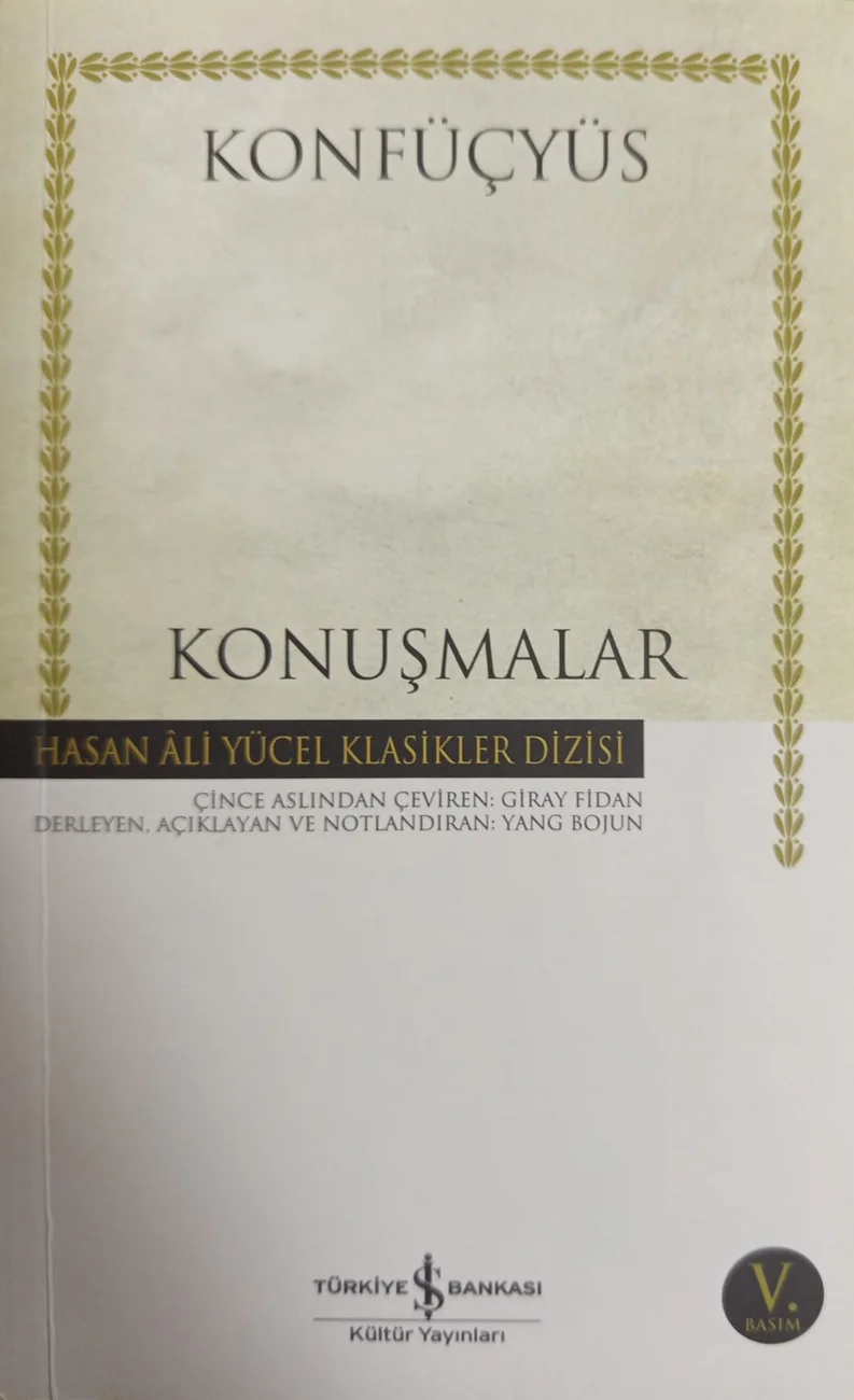 Konuşmalar — Türkiye İş Bankası Kültür Yayınları 2024 baskısının kapağı