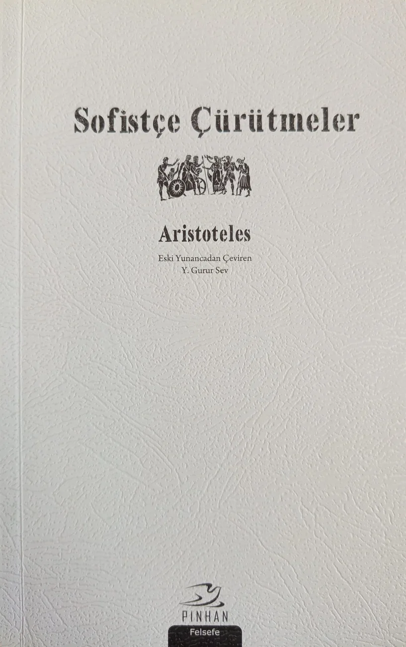 Sofistçe Çürütmeler — Pinhan Yayıncılık 2019 baskısının kapağı