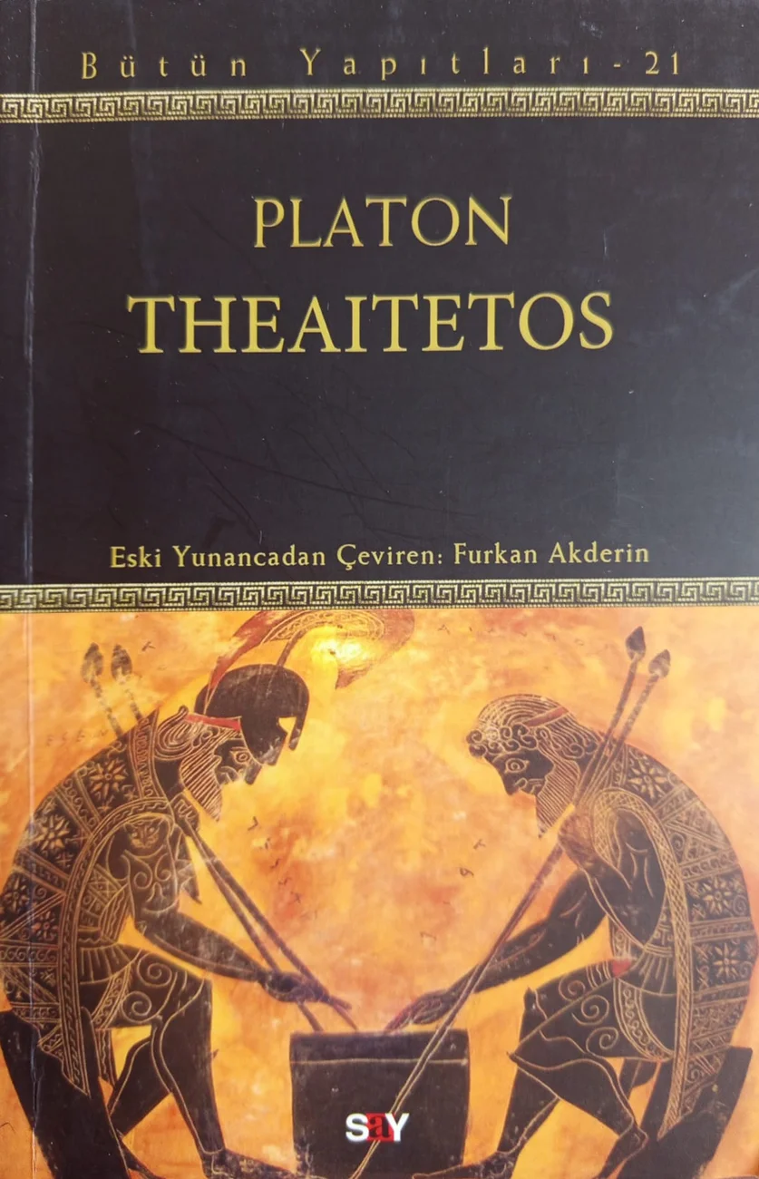 Theaitetos — Say Yayınları 2018 baskısının kapağı