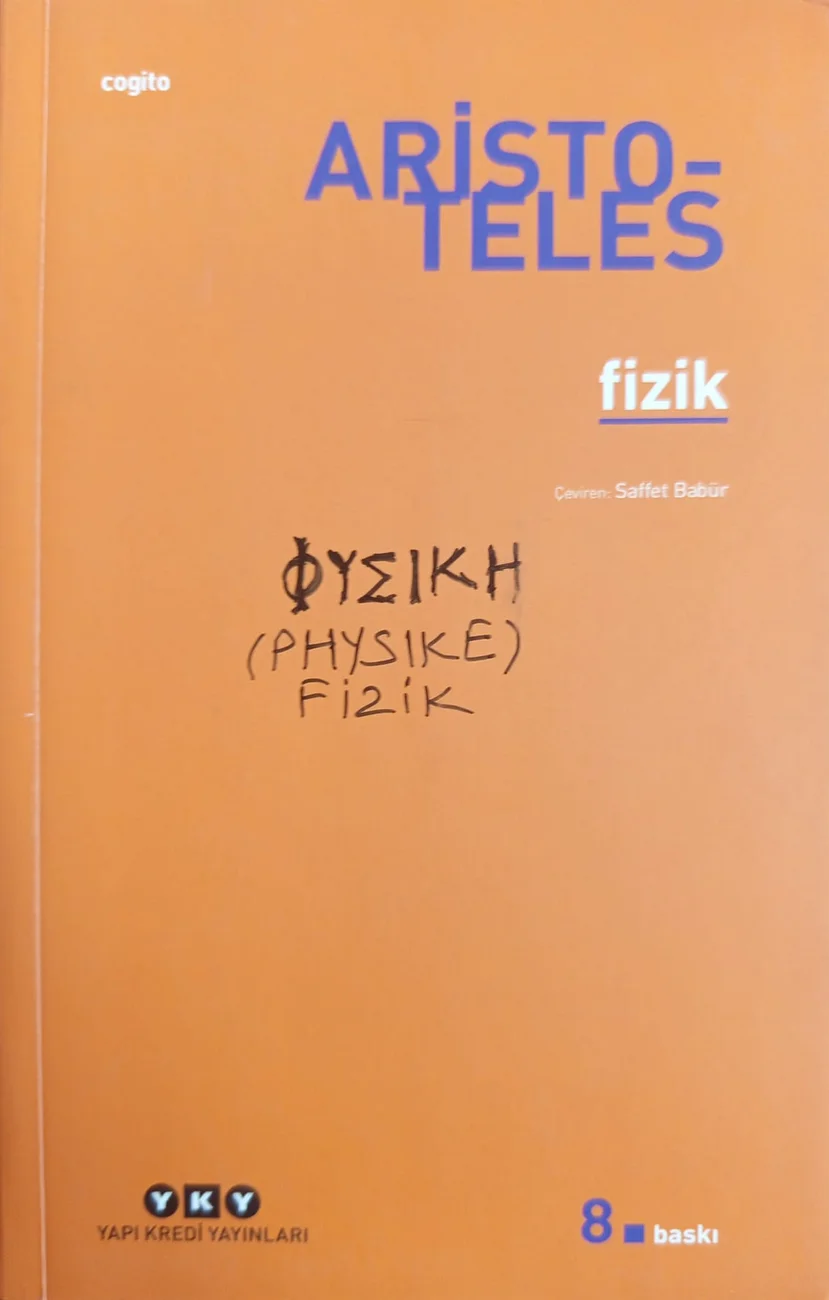 Fizik — Yapı Kredi Yayınları 2020 baskısının kapağı