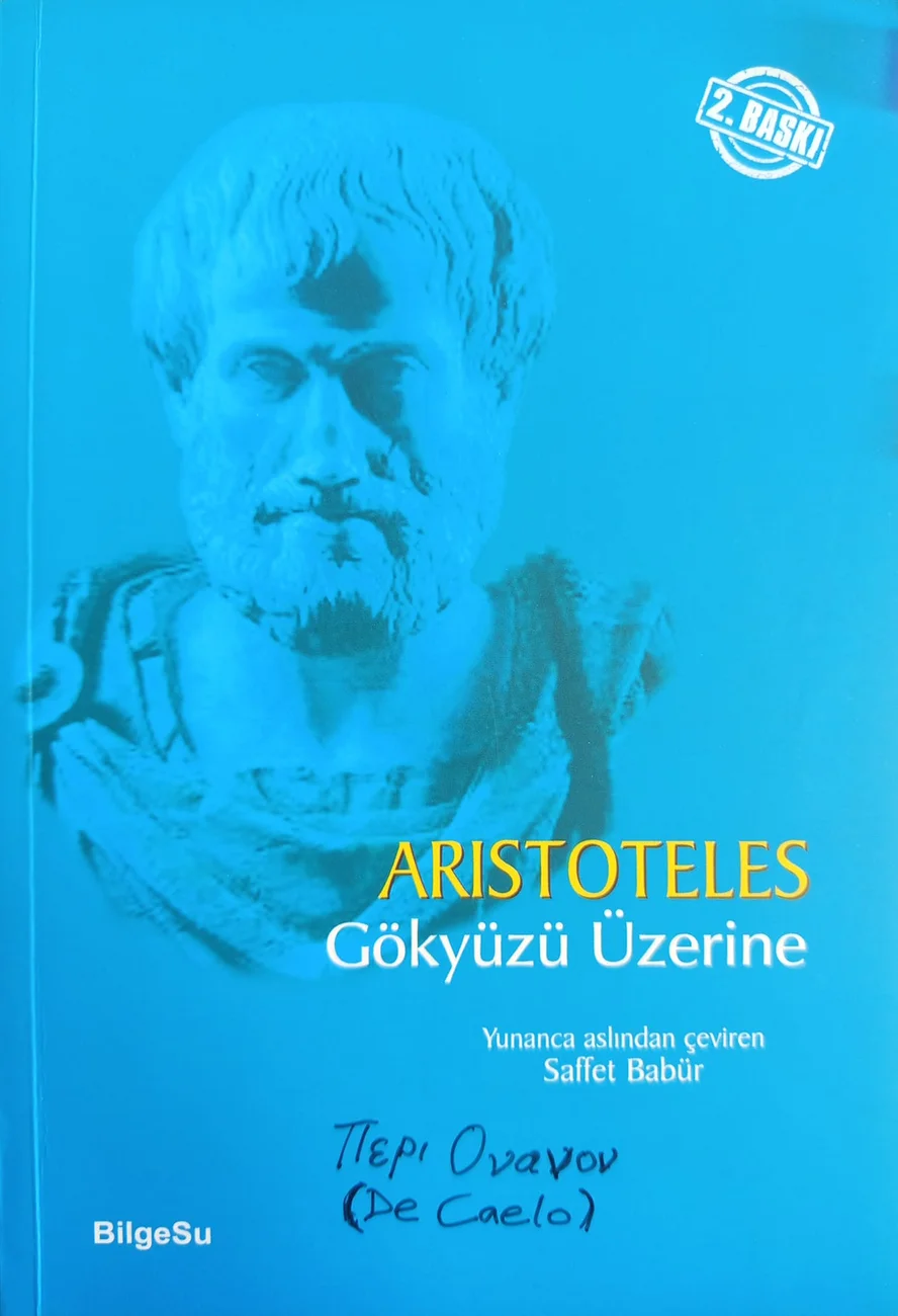 Gökyüzü Üzerine — BilgeSu Yayıncılık 2018 baskısının kapağı