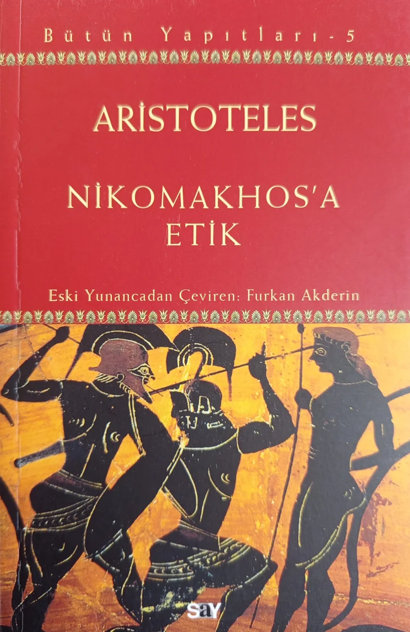 Nikomakhos’a Etik — Say Yayınları 2019 baskısının kapağı