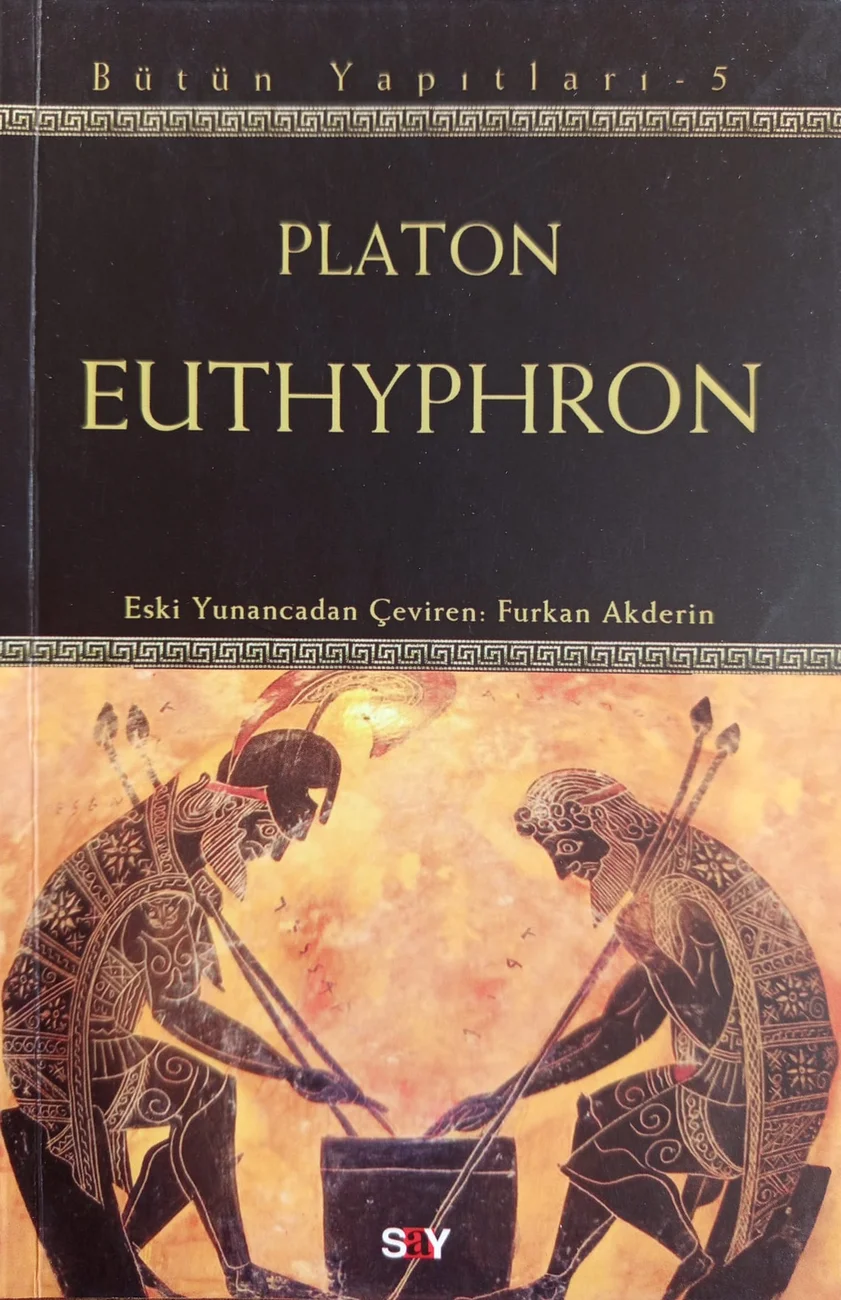 Euthyphron — Say Yayınları 2016 baskısının kapağı