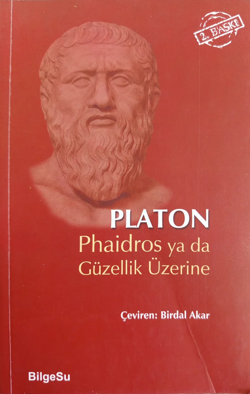 Phaidros ya da Güzellik Üzerine — BilgeSu Yayıncılık 2016 baskısının kapağı