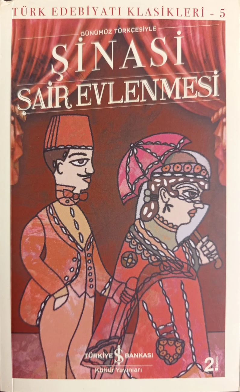 Şair Evlenmesi — Türkiye İş Bankası Kültür Yayınları 2018 baskısının kapağı