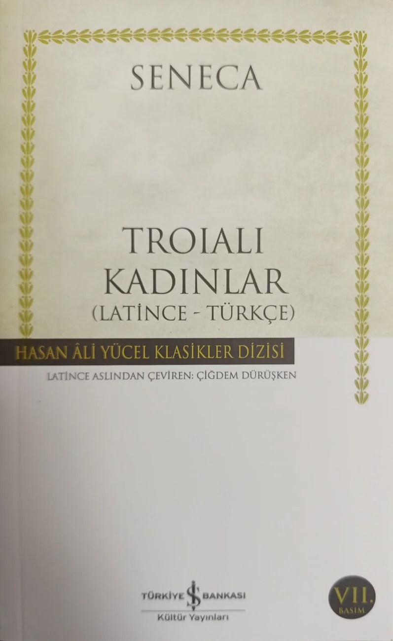 Troialı Kadınlar — Türkiye İş Bankası Kültür Yayınları 2024 baskısının kapağı