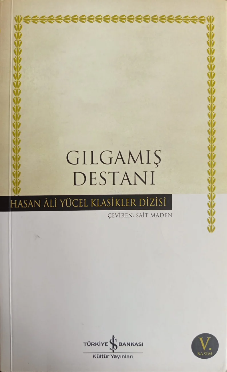 Gılgamış Destanı — Türkiye İş Bankası Kültür Yayınları 2017 baskısının kapağı