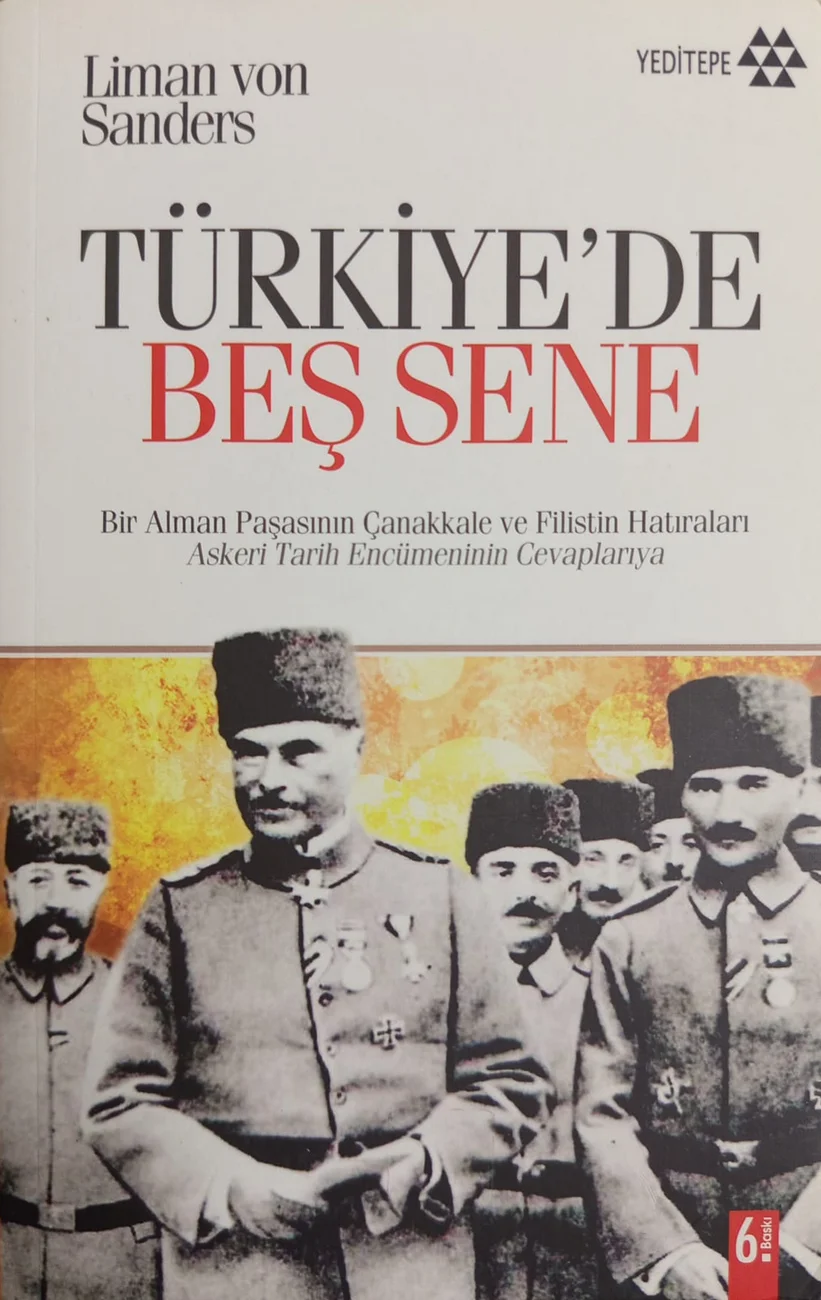 Türkiye’de Beş Sene — Yeditepe Yayınevi 2013 baskısının kapağı