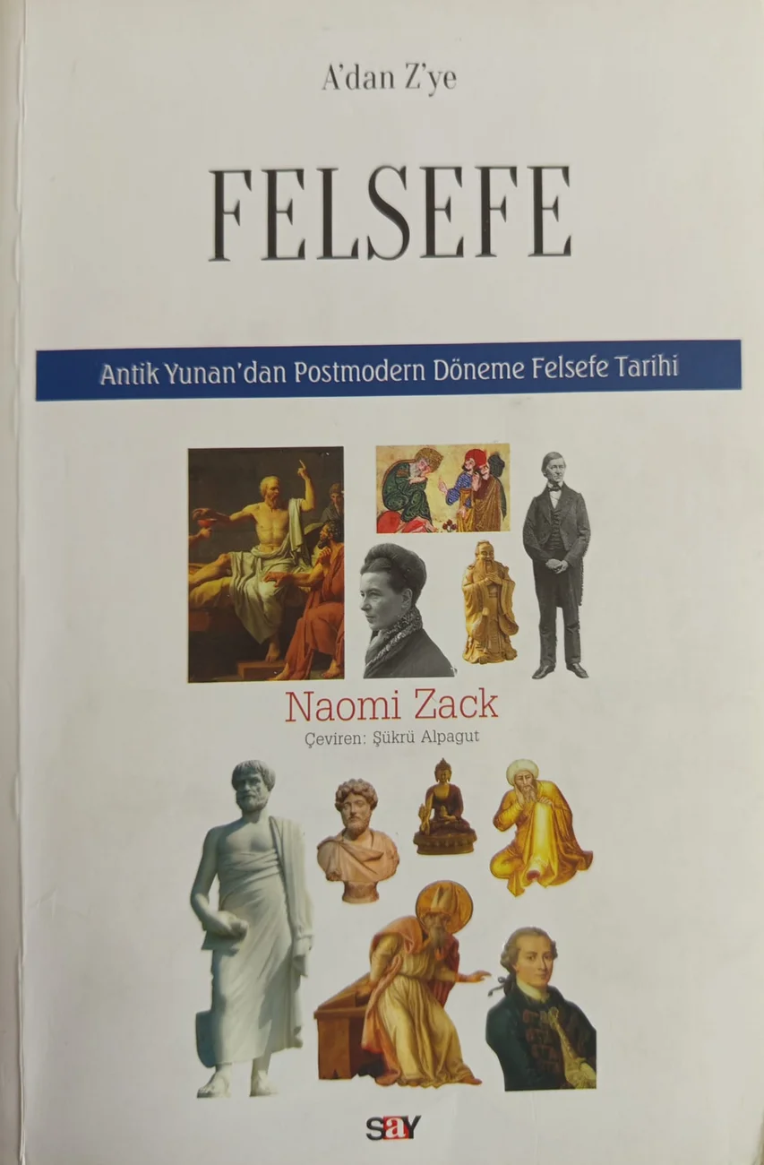 A’dan Z’ye Felsefe — Say Yayınları 2019 baskısının kapağı