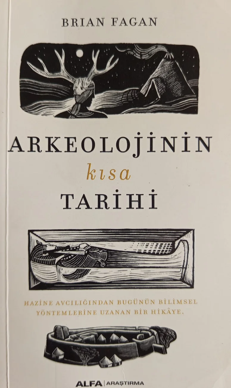 Arkeolojinin Kısa Tarihi — Alfa Yayınları 2019 baskısının kapağı
