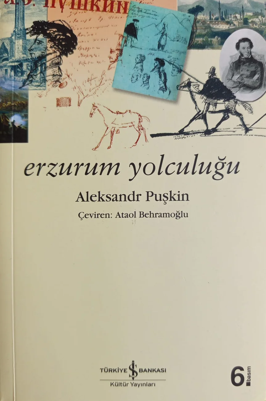 Erzurum Yolculuğu — Türkiye İş Bankası Kültür Yayınları 2017 baskısının kapağı
