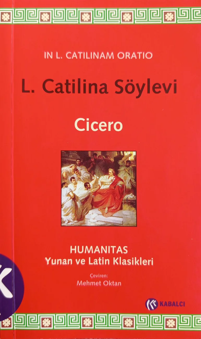 L. Catilina Söylevi — Kabalcı Yayıncılık 2016 baskısının kapağı